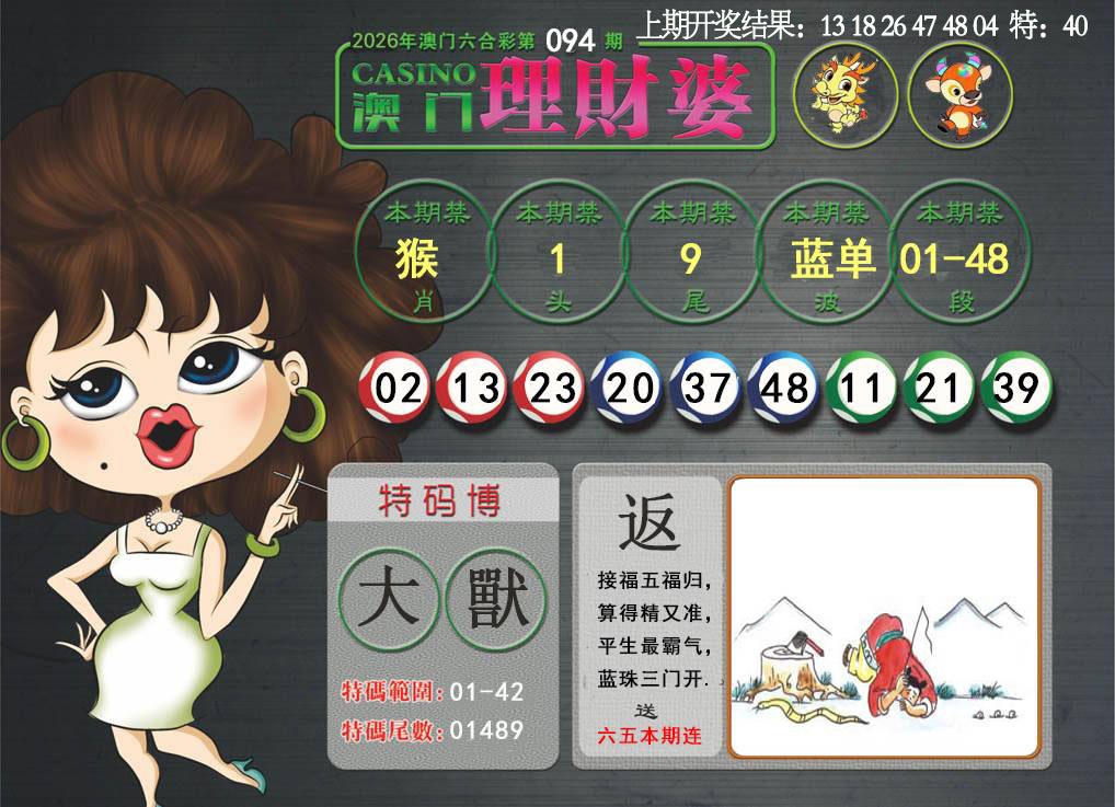094期澳门理财婆[图]