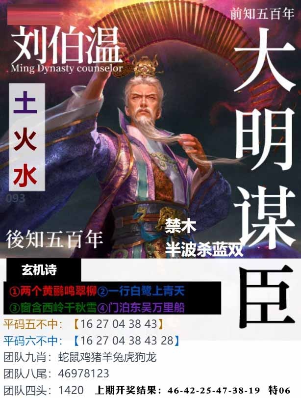 093期大明谋臣[图]